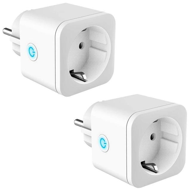 2025 Tuya 16A Power Monitor WiFi Socket Adaptor EU Plug Outlet Smart Home Voice Timer Google Home