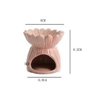 Nouveau brûleur d'huiles essentielles en céramique pour aromathérapie, porte-bougie chauffe-plat, diffuseur d'arômes décoratif