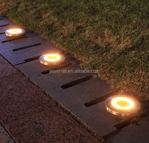 Nouveau LED extérieur solaire 20 LED lampes enterrées LED <span class=keywords><strong>chemin</strong></span> de jardin pelouse lumière solaire alimenté sous terre lumières de terrier - Product Image 6