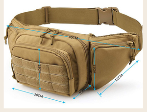 पोर्टेबल हाइकिंग चल रही छलावरण सामरिक छोटे बम्बन कमर बैग फेनी स्पोर्ट पैक पाउच - Product Image 6