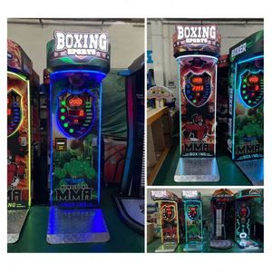 Durable Metal Punch Boxing Arcade Game <b>Machine</b> Coin Operated Sports <b>Amusement</b> with 1 Year Warranty Artberl YBE201 110V - Product Image 3
