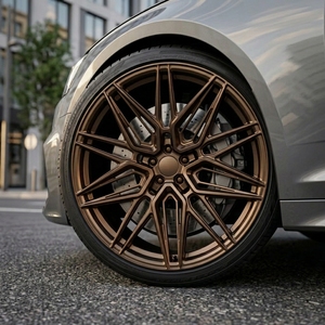 Jantes forgées monobloc Deep Concave Satin Bronze HF7 22 23 24 pouces pour Mercedes G Wagon Range <span class=keywords><strong>Rover</strong></span> Audi RS6 BMW XM Benz SUV - Product Image 1