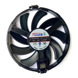 RX580ใหม่480 470 GPU พัดลม FDC10U12S9-C สำหรับ XFX <span class=keywords><strong>AMD</strong></span> <span class=keywords><strong>Radeon</strong></span> RX 470 480 RX480กราฟิกการ์ด <span class=keywords><strong>RX470</strong></span>พัดลมระบายความร้อน - Product Image 6