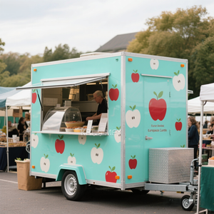 Camion à pizza 2025 Remolque avec équipement Remorque alimentaire mobile d'extérieur à vendre - Product Image 2