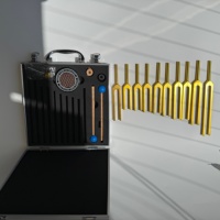 Ensemble de diapasons en alliage d'aluminium 174hz 285hz 396hz 417hz 432hz 528hz 639hz 741hz 852hz 963hz pour la sonothérapie