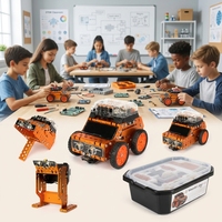 Kit de proyecto escolar Python programable Robot Car ESP32 Microbit Set Education Maker Boards STEM Robotics Kits para codificar niños