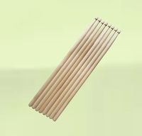 Factory Direct Sendi FSZ46 5A 7A Professional Jazz Drumsticks Wood Color Percussion Accessories