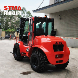 עיצוב חדש stma 3ton 5 טון דיזל מלגזה שטח קשה 4x4 כונן גלגל עם מונית כתורן רכיב הליבה - Product Image 3