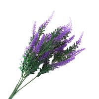 Bunga Lavender PVC Lembut Simulasi Dekorasi Rumah Bunga Fotografi Properti Pernikahan Bunga Grosir