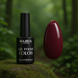 Majida Gel Polish Color 8,5 Ml Burgundy <b>Nail</b> Lacquer - Product Image 3