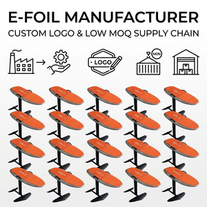 กระดานโต้คลื่นไฟฟ้าไฮโดรฟอยล์แบบปรับแต่งได้ ปลอดภาษี รุ่น Efoil สีส้ม พร้อมโครงสร้างแบบ Slate และแบตเตอรี่ลิเธียม พร้อมรีโมทคอนโทรล ใช้เป็นสกูตเตอร์ในทะเลได้ - Product Image 4