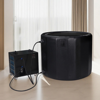 Système de refroidissement Fuerle, bain de glace, refroidisseur d'eau 0,5 CV, machine à refroidir l'eau, baignoire à glace avec système de refroidissement 1/2 CV, refroidisseur de bain froid