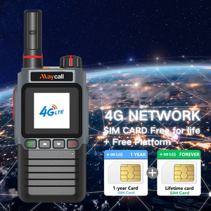MY-368 Small SOS 5G LTE <strong>Handheld</strong> Walkie Talkie With Unlimited Cellular Range Global POC PTT For Radio 4G Sim Card Support - Product Image 1