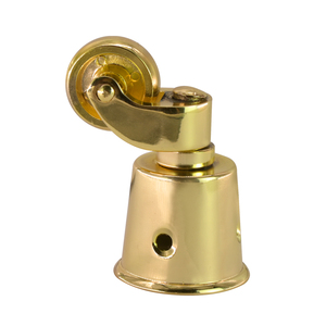 Belastbare 50kg Möbelrollen aus Zinklegierung, Luxuriöser Schaft, Verfügbar als <span class=keywords><strong>1</strong></span>-Zoll-Schwenkrollen mit Klavierfuß - Product Image 5