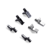 Supports d'étagère réglables antidérapants en alliage de zinc pour armoire à vin, supports de fixation pour présentoirs de garde-robe - Chine