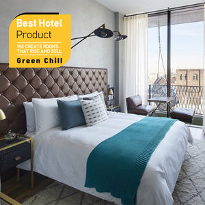 Ensemble de meubles d'hôtel de luxe en bord de lac, mobilier de villa 5 étoiles en bord de mer, chambre à coucher, salon, bois massif, design sur mesure haut de gamme - Product Image 1