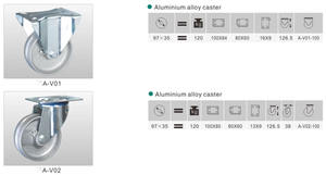 High Quality Heavy-Duty Industrial Aluminium Alloy Caster Wheels for <b>Material</b> <b>Handling</b>/Industrial <b>Equipment</b> Top Sale Compliant - Product Image 3
