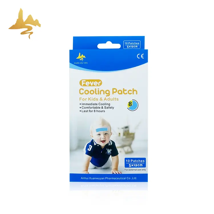 Most Popular Product Cooling Gel Strips Ice Sheet Baby Fever Reducing Cool Patch