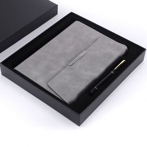 Cover Notebook <b>A4</b> A5 A6 Journal <b>Diary</b> and Sales Promotion Pen Gift Notebook Set Print Premium PU Leather Yerba Mate Leather - Product Image 4
