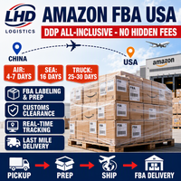 Transitaire maritime Chine-USA Amazon FBA DDP FCL LCL, agent d'expédition porte-à-porte par conteneur, service express aérien