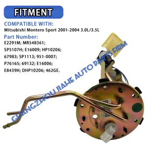 Conjunto de bomba de combustible MR548361 para Mitsubishi Montero Sport 3.0L 3.5L 2001-2004 Conjunto de suspensión de bomba de combustible MR439710 E8439H SP5107H - Product Image 2