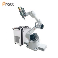 Système de robot de soudage au laser à fibres métalliques PRATT, nouvelle sortie automatique de 3000 W à Rajkot