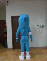Costume de mascotte requin en peluche bleu ciel pour adultes unisexe, idéal pour les fêtes d'Halloween et le cosplay – Vente en gros Chine