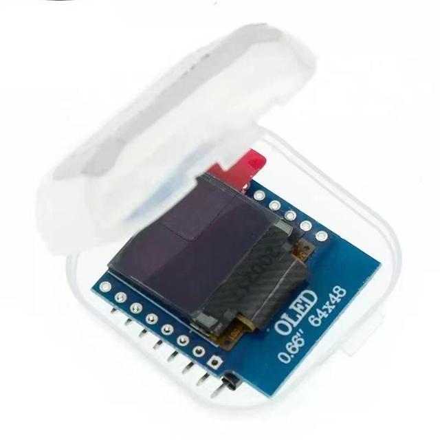 0.66 inch OLED display module LCD Screen module IIC/I2C interface FOR D1 MINI