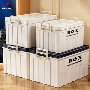 Boîte de <span class=keywords><strong>rangement</strong></span> de Camping en plein air Xinhang boîte de <span class=keywords><strong>rangement</strong></span> extérieure en plastique de grande capacité boîtes de <span class=keywords><strong>rangement</strong></span> empilables multifonctions avec couvercle - Product Image 1