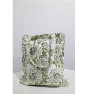 Bolsa Estampada a Mano que Ofrece una Expresión Textil Artística, Costuras Resistentes, Asas Cómodas y Usos Versátiles - Product Image 1