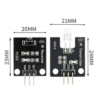 Módulo Sensor Transmisor y Receptor Infrarrojo IR de 940nm 38KHz para Arduino, Bloque de Construcción Electrónico