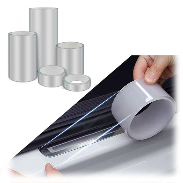 Universal Car Paint Protection Film Transparent Anti-collision Stickers Waterproof Eco-friendly Protector Strip Sill Tape for