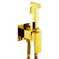 Pulvérisateur de bidet pour salle de bain, pistolet de douche portable pour toilettes, mitigeur chaud/froid pour hygiène féminine avec support mural