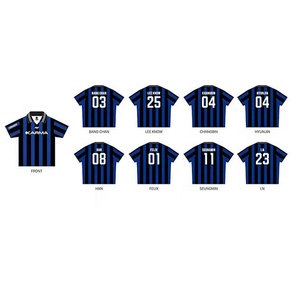 Camisetas de Apoyo al Álbum <span class=keywords><strong>KARMA</strong></span> de KPOP para Fans, FELIX BANGCHAN HYUNJIN, Ropa Urbana Holgada, Camiseta de Manga Corta - Product Image 1