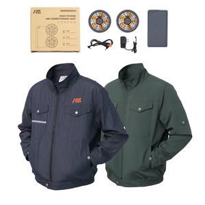Aubert Air Conditioning Suit <b>Cooling</b> Work <b>Jacket</b> Unisex Polyester Factory Workshop Summer 2025 - Product Image 1
