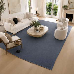 Alfombra de Polipropileno Azul Petra Vivaldi 70029, 4 mm de Grosor, Apta para Mascotas, Alfombra de Alto Tráfico para Sala de Estar y Dormitorio, Venta al Por Mayor - Product Image 2