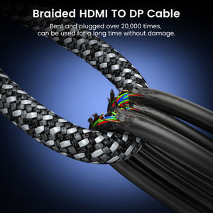 Adaptateur <span class=keywords><strong>HDMI</strong></span> vers <span class=keywords><strong>DisplayPort</strong></span> SYONG, convertisseur 4K60Hz unidirectionnel, source <span class=keywords><strong>HDMI</strong></span> vers écran DP compatible avec ordinateur portable, PS5 - Product Image 6