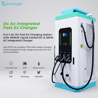 Chargeur rapide EV 3-en-1 AC/DC 400 kW à refroidissement liquide CCS2, station intégrée pour véhicules électriques lourds