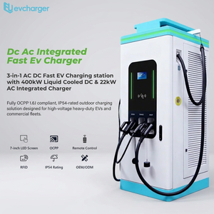 เครื่องชาร์จ AC DC EV แบบ3ใน1 400kW ระบายความร้อนด้วยของเหลว CCS2สถานีรวมสำหรับงานหนัก - Product Image 1