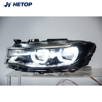 Phares HETOP GT F34 2012-2019, mise à niveau bicolore, lentille laser LED, style Ikon Série 3, feux avant Plug and Play pour BMW