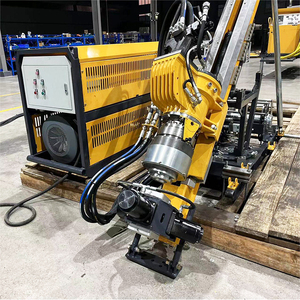 ขายตรงจากโรงงาน เครื่องเจาะดินแบบปรับแต่งได้ ระบบไฮดรอลิกเต็มรูปแบบ ขับเคลื่อนด้วยมอเตอร์เกียร์แบบตีนตะขาบ ขับเคลื่อนด้วยตัวเอง กำลัง 55 กิโลวัตต์ ใช้เครื่องยนต์ดีเซล ระยะเจาะ 600 เมตร - Product Image 1