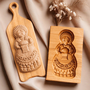 Cortador de Galletas de Madera con Diseño de Hoja, Práctico y Duradero, para Dar Forma a Galletas en Fiestas de Cumpleaños, Suministros para Hornear - Product Image 4