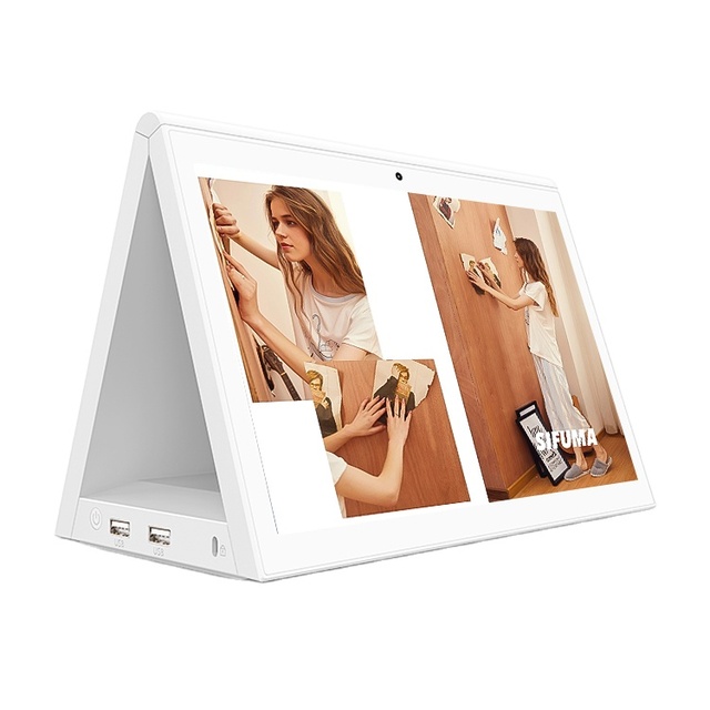 Desktop Tablet 10" Double Sided Screen Android Tablet Wifi Ethernet Tablet AD Player