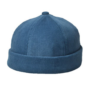 High Quality Dad <b>Cap</b> Private Label Corduroy Stripe <b>Cap</b> Hat <b>Brimless</b> Baseball <b>Caps</b> - Product Image 4