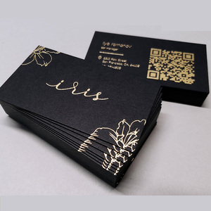 <span class=keywords><strong>Carte</strong></span> de remerciement <span class=keywords><strong>personnalisée</strong></span> haut de gamme feuille d'or cartes de fête rouge nouvel an noël papier personnalisé cartes de visite joyeuses vacances - Product Image 4