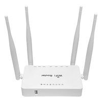 Enrutador de firmware inglés 300Mbps enrutador WiFi enrutador inalámbrico de 4 puertos