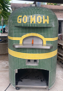 Moule à porte extérieure Base en pierre de jardin <span class=keywords><strong>Napoleon</strong></span> Gaz Restaurants Machine à four à pizza naturelle de 5 minutes avec support en dôme Bois et gaz Carburant - Product Image 5
