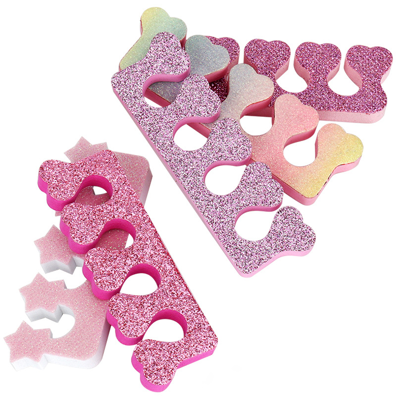 Лидер продаж и не имеет вкуса 100 шт./пакет губка носок сплиттер носок палец сплиттер