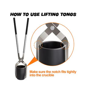 Kit forno fusorio a propano grande da 12KG con due pinze a crogiolo, forno fusorio per fonderia in acciaio inossidabile - Product Image 2
