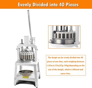36 cái máy cắt bột ép tay máy cắt bánh mì mới máy làm bánh miếng đệm bánh thương mại thủy lực thủ công chia bột - Product Image 2